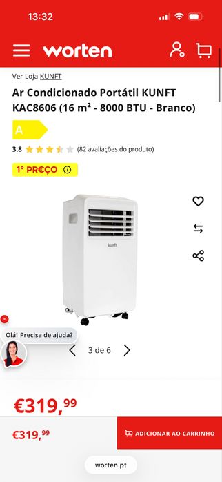 Ar condicionado portátil