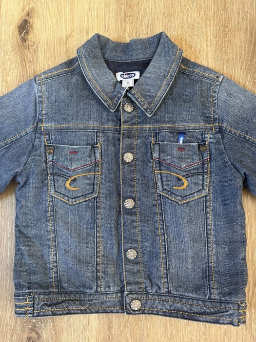 Джинсовый пиджак chicco размер 86