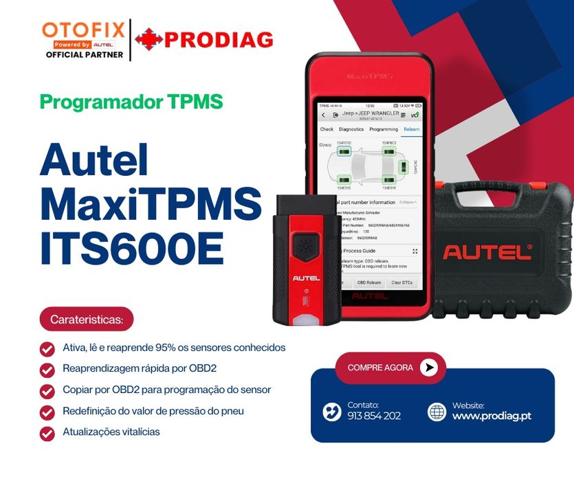 Programador TPMS AUTEL MaxiTPMS600E