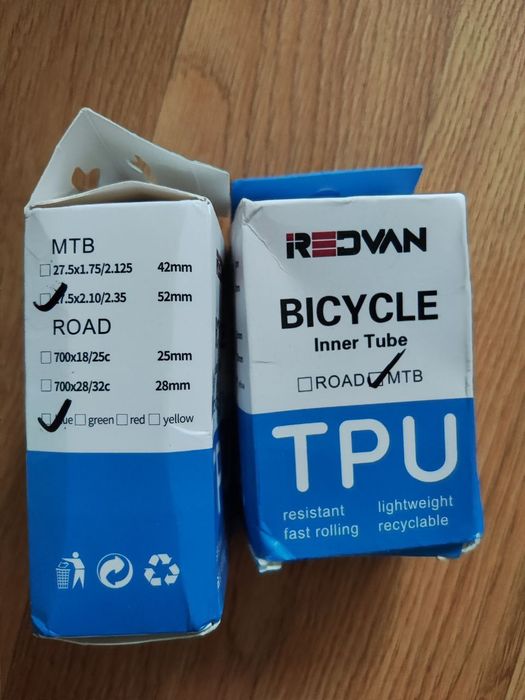 Топові надлегкі TPU камери для  шоссе гревел мтб 27.5 / 28 /29