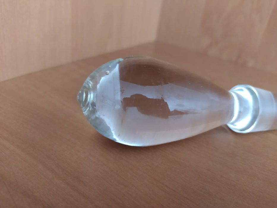 Duży korek szklany do karafki