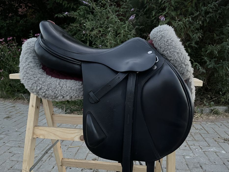 siodło Equipe Synergy WEŁNA jednotybinkowe/monoflap łęk M, 16,5”