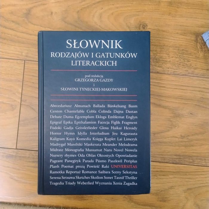SŁOWNIK RODZAJÓW I gatunków literackich red. Gazda