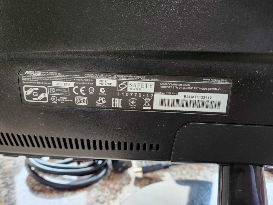 Monitor ASUS VS197DE 18.5"