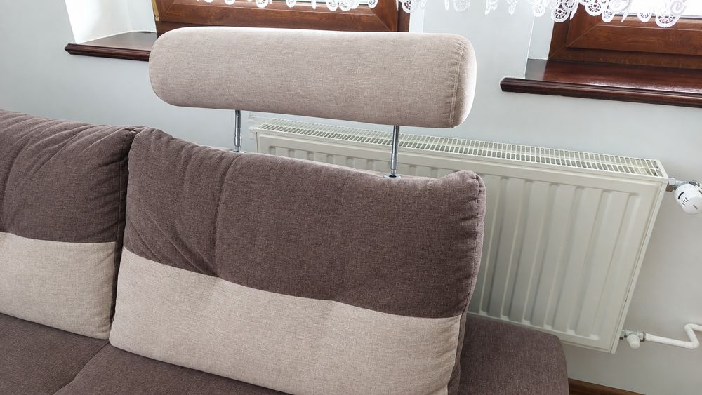 Kanapa narożna z funkcją spania Kawa/Cappuccino Beige