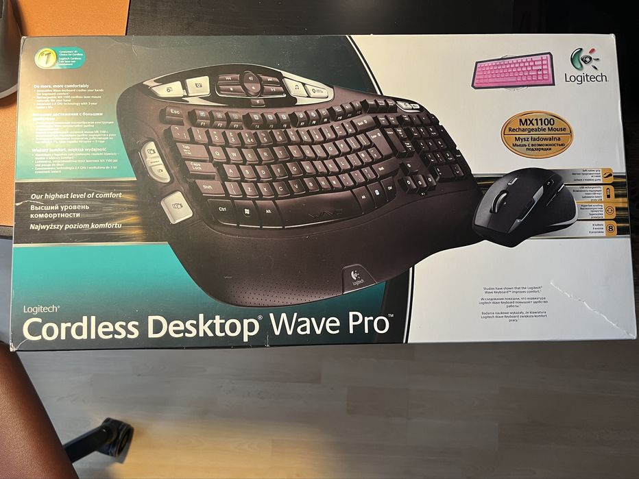 Набір Logitech Cordless Wave Pro