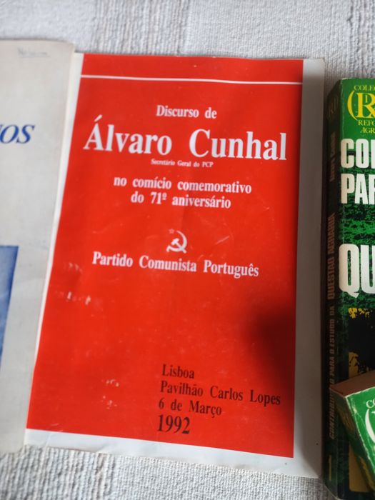Álvaro Cunhal livros e discursos