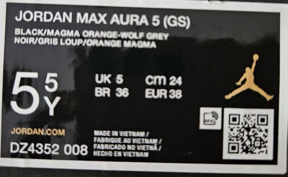 Jordan Max Aura r.38