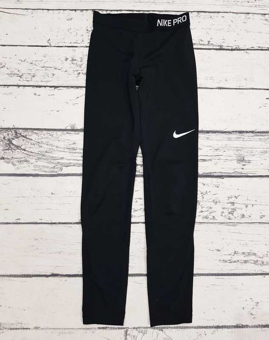 Nike * Pro * legginsy * czarne * dziewczęce * 146/158 cm