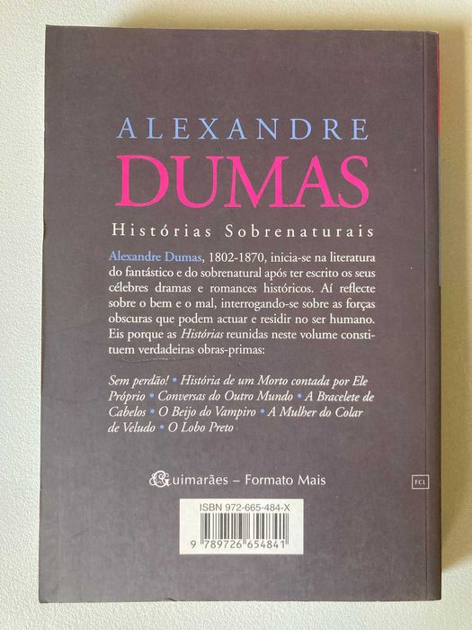 Histórias Sobrenaturais, de Alexandre Dumas