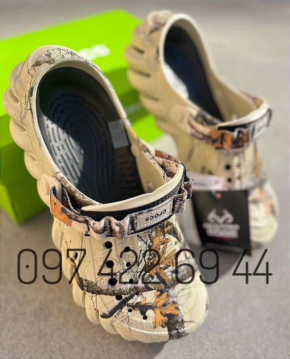 Новинка Крокс Crocs Echo Clog чоловічі з принтом Echo Clog Crocs