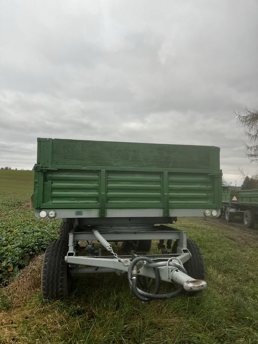 Przyczepa 4.5T, wywrotka, zarejestrowana