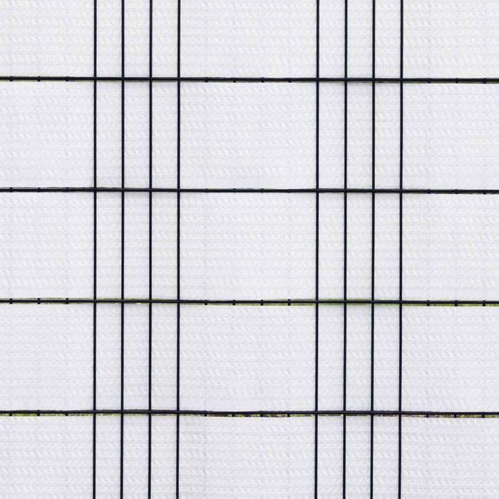 Vidaxl Parawany Balkonowe, 10 Szt., Białe, 255X19 Cm, Rattan Pe
