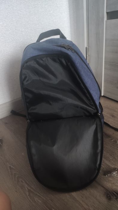 Рюкзак, синій, джинсовий