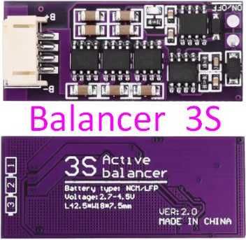 БМС 100А, Балансир,  Модуль захисту 1S 2S 3S 4S 5S