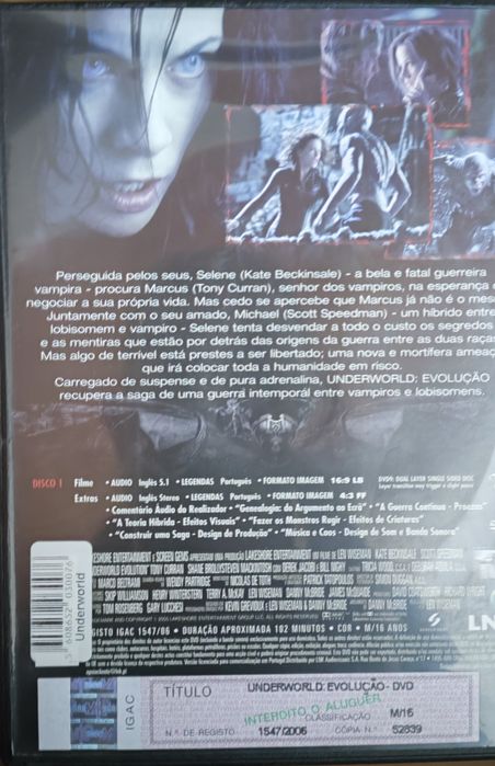 Underworld Evolução