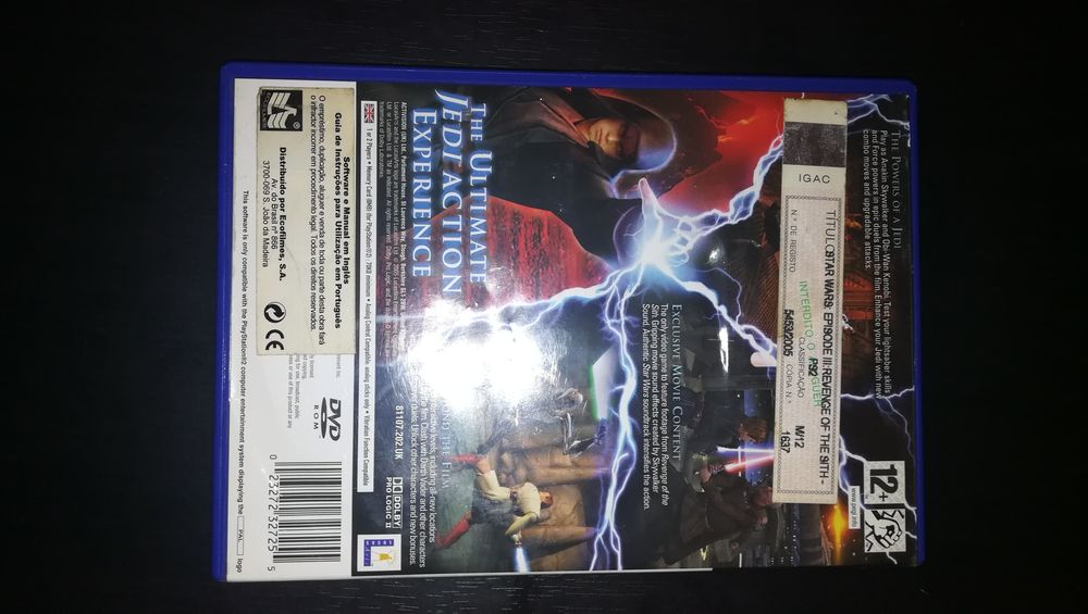 Jogos PS2 ( PlayStation 2 ) " Star Wars Episode III " Revenge of Sith