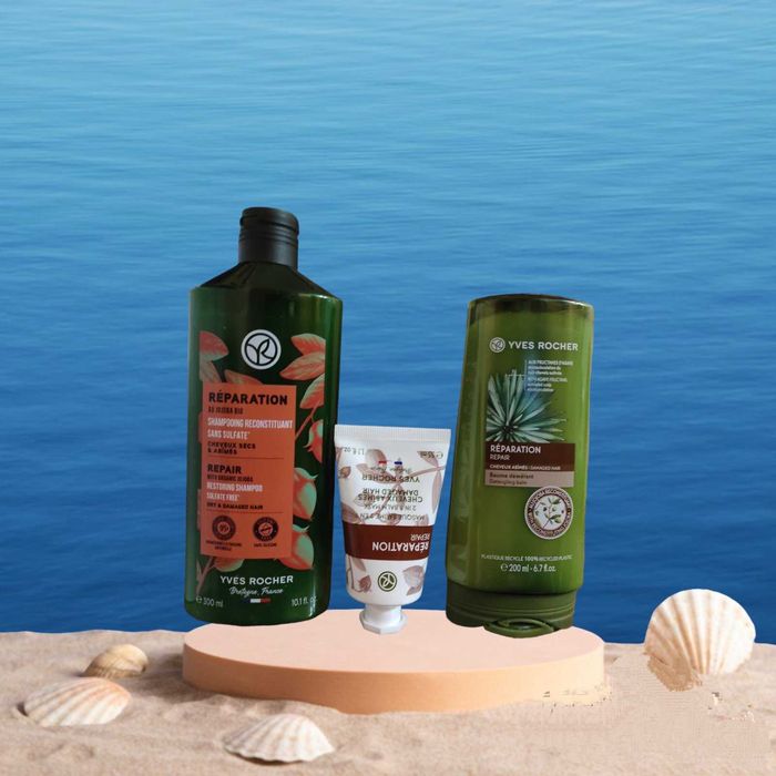 Подарочный набор для волос Ив Роше Yves Rocher Питание восстановление