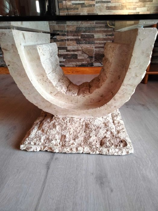 Stone-legged coffee table64551176884610121