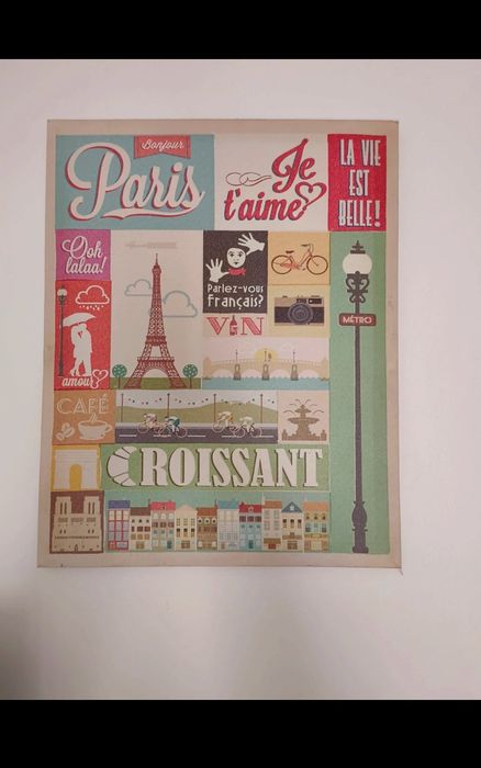 Dois quadros de London e Paris