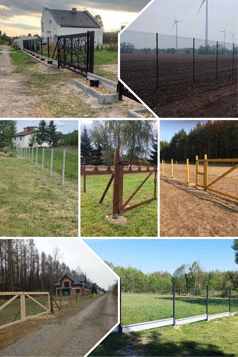 Ogrodzenia Panelowe 3D/2D z Montażem