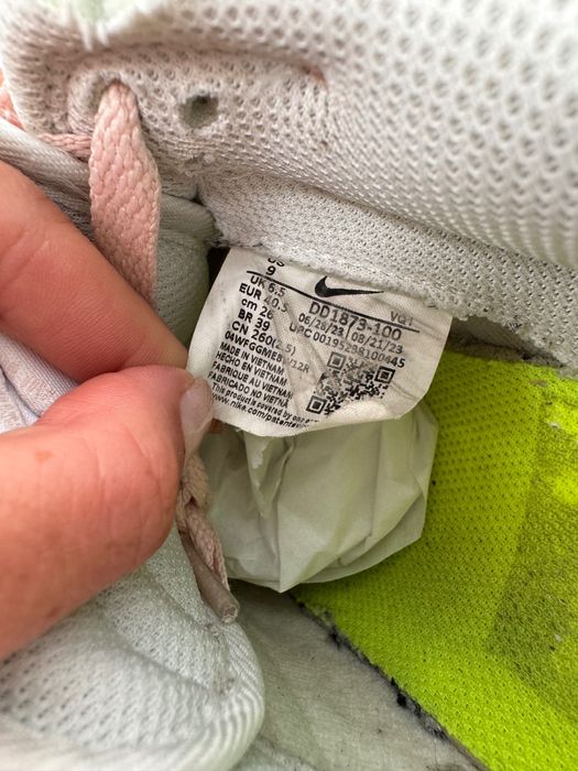 Nike dunk sneakersy niskie na lato damskie białe pomarańczowe 40,5