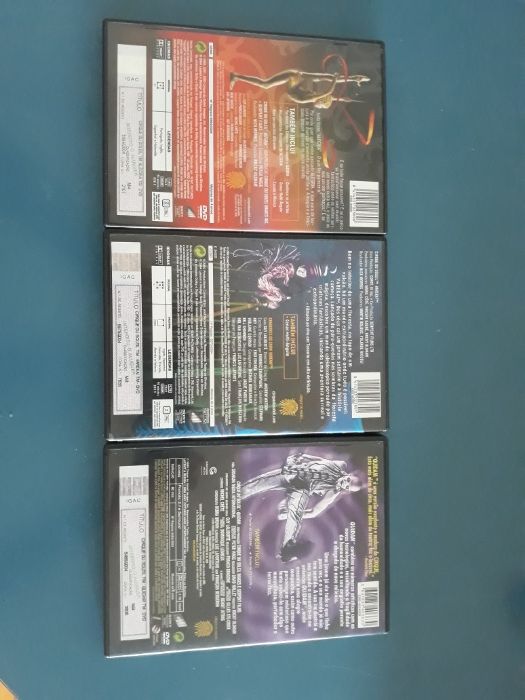 3 DVDs Cirque du Soleil impecáveis