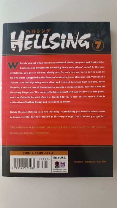 Manga Helssing volume 7