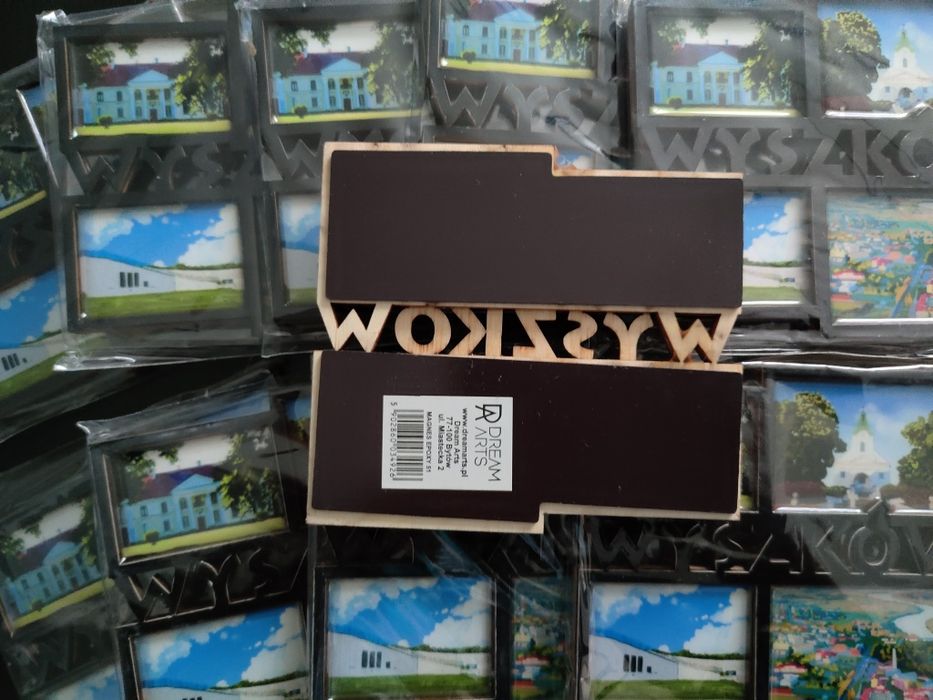 Magnes na lodówkę Wyszków 4 częściowy