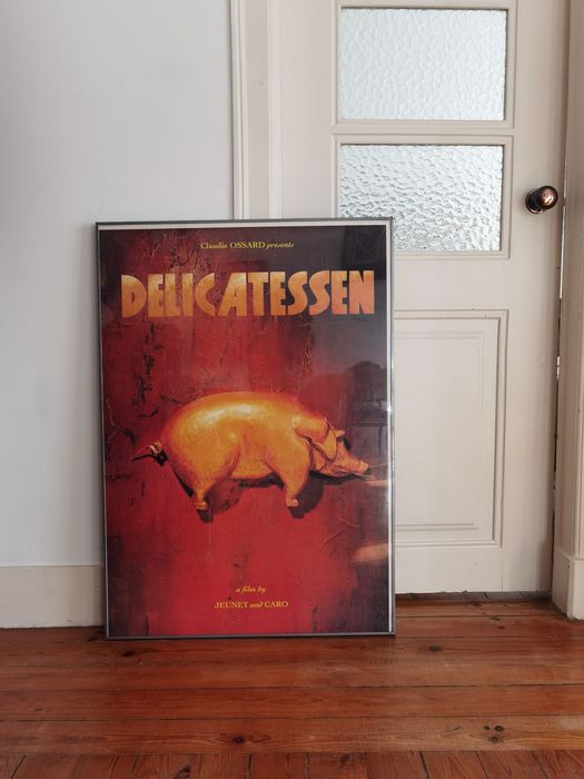 Moldura IKEA RESLIG 100x70 cm + Poster “Delicatessen” (Filme)