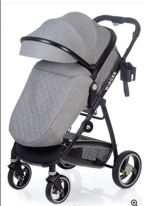 Коляска-трансформер BabyHit Winger Light Grey (73 556)