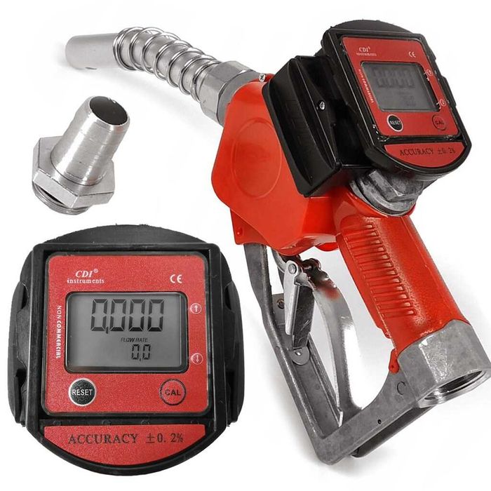 PISTOLET Do Tankowania Paliwa Oleju SAMOODBIJAJĄCY Lcd