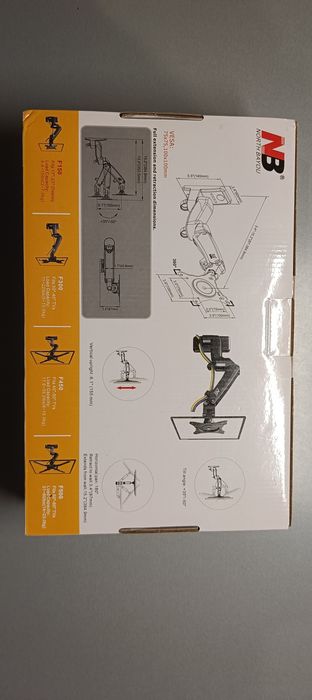 NB Obrotowy Uchwyt do MONITORA Telewizora LCD 17'-27'