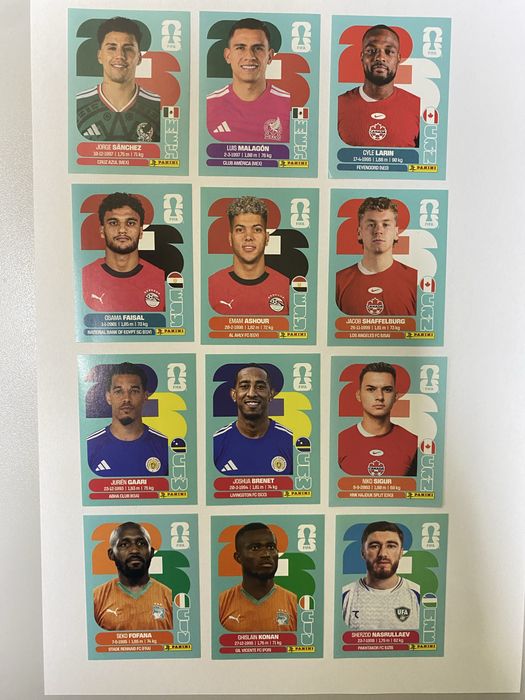 Стікери Panini Fifa World Cup 2026
