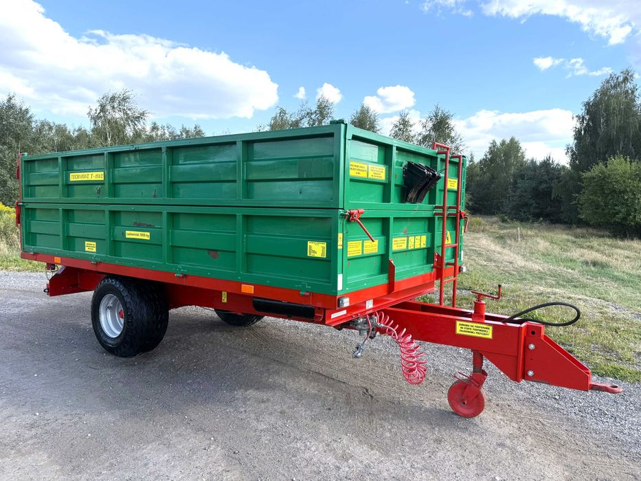 Przyczepa jednoosiowa TECHMONT T-151/2 5000 kg 2012 rok Stan BARDZO DOBRY