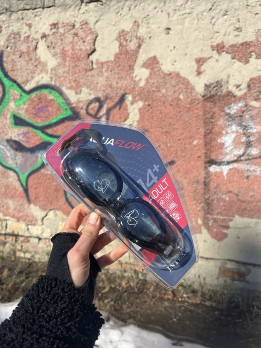 Intex aqua flow окуляри для плавання чорні