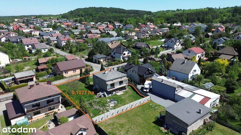 Zaciszny dom przy lesie w Olkuszu