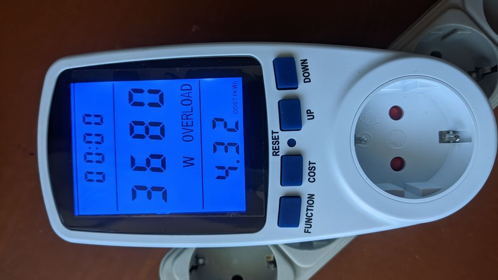 Цифровий енергометр ватметр амперметр вольтметр