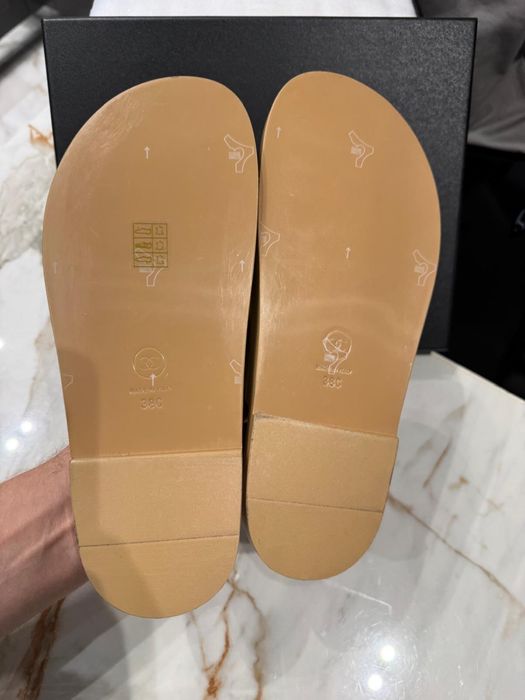 Klapki chanel DAD beige