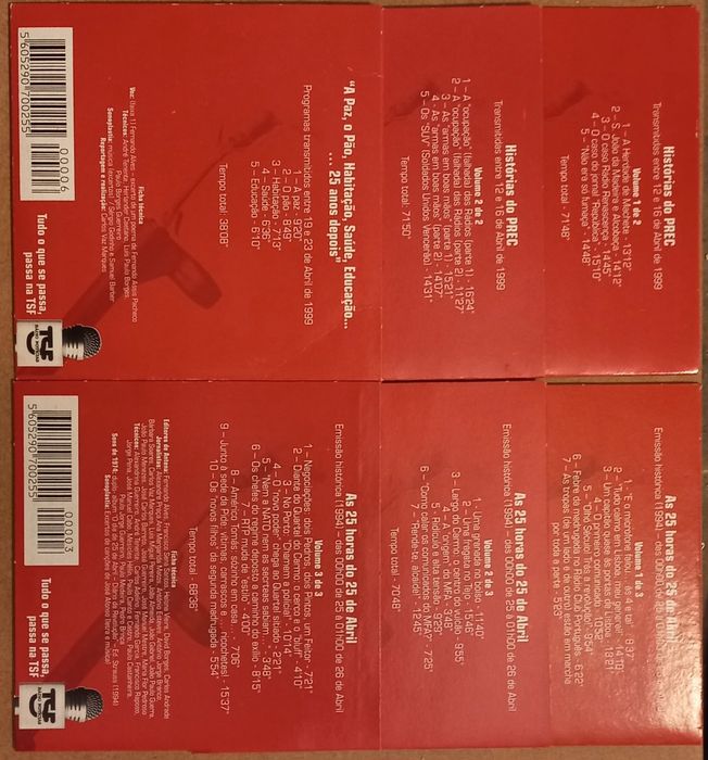 Registo histórico 25 Abril TSF