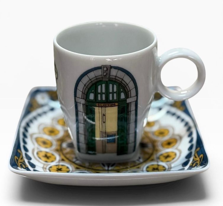 Conjunto 4 Chávenas Café Vista Alegre - "Alma do Porto"