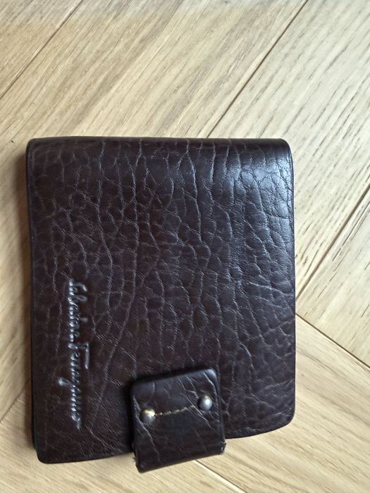 Portfel etui na karty SALVATORE FERRAGAMO skórzany