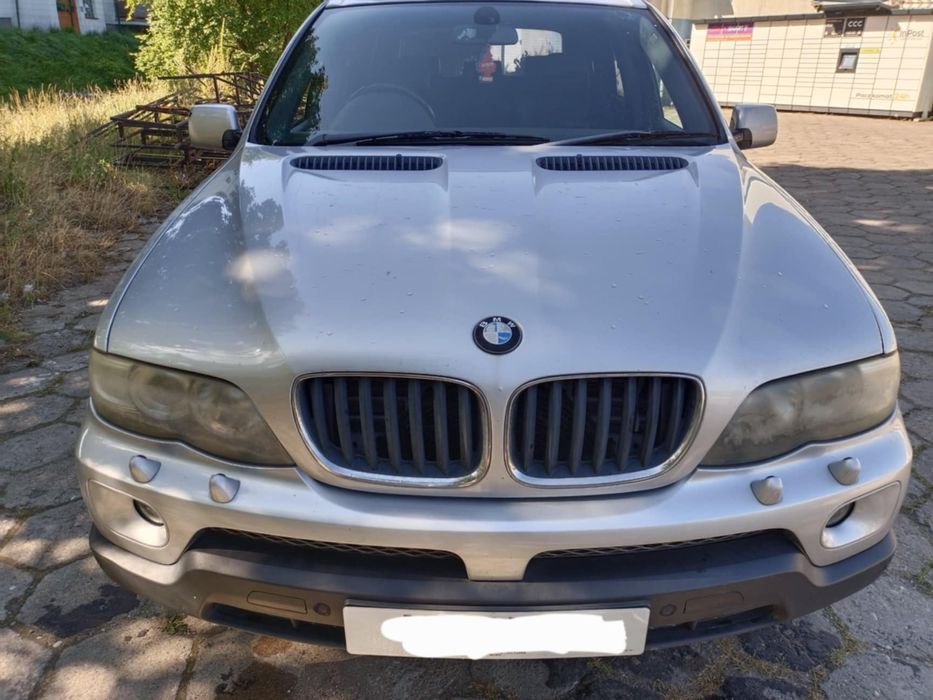 Maska pokrywa silnika BMW X5 e53 lift Titansilber 354