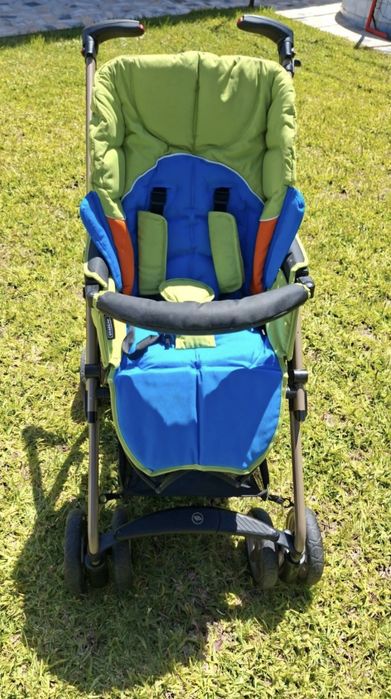 Carrinho de Bebé Bebecar Vogue Color com Acessórios – Excelente Estado