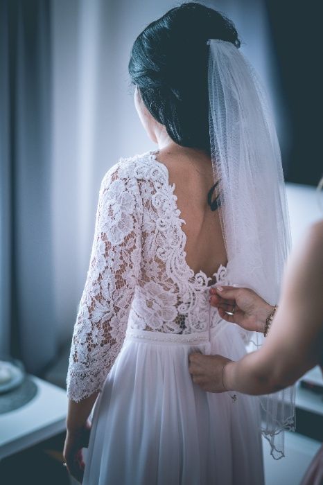 Romantyczna, zwiewna suknia Ślubna Charlotte