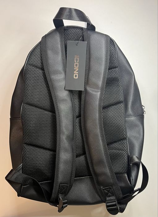 Elegancki czarny plecak miejski Icono damski męski