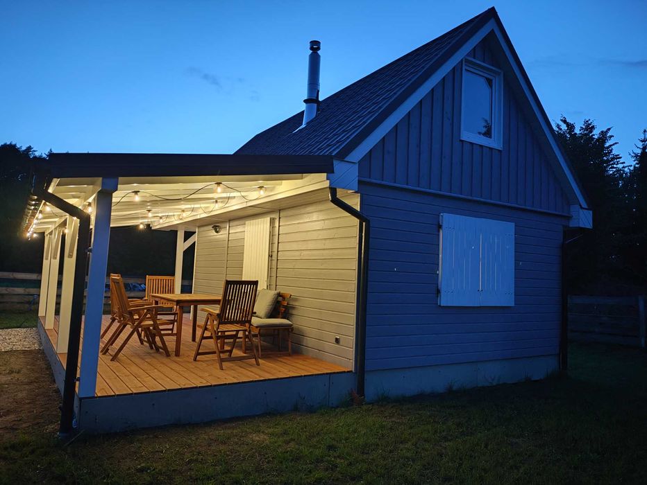 Mazury Brajniki domki całoroczne Jez. Świętajno Jacuzzi Supy Kajaki