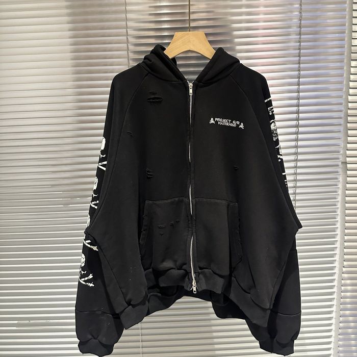 Зип-худи Grailz Project G/R Mastermind зп-худи оверсайз винтаж sk8 y2k archive opium zip hoodie