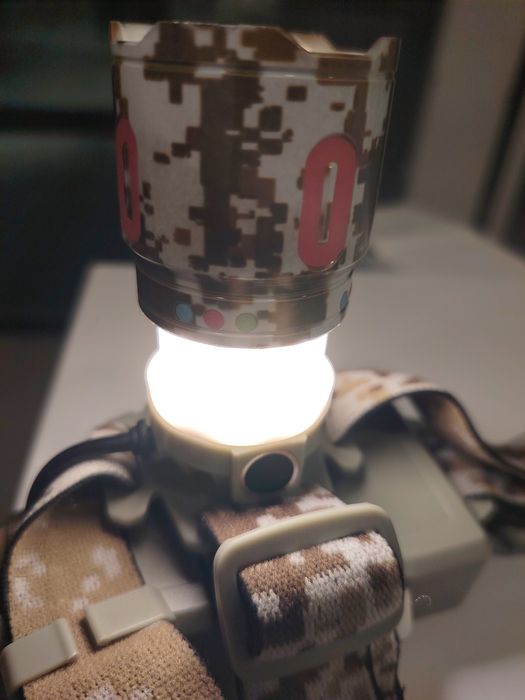 Lanterna  Tática Caça e Pesca LED 30W TG Camuflado Moderno Ultraleve e Potente