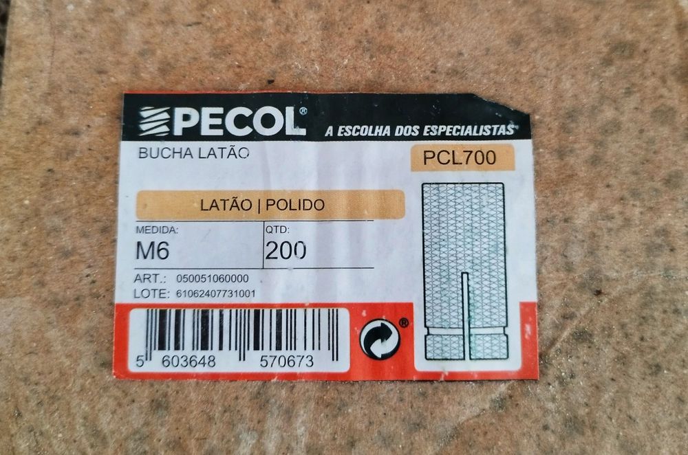 Bucha de Latão PCL700 PECOL